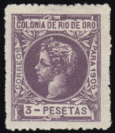 Río De Oro 13 1905 Alfonso XIII MH - Rio De Oro