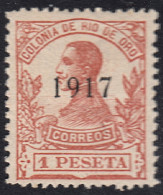 Río De Oro 101 1917 Alfonso XIII MH - Rio De Oro