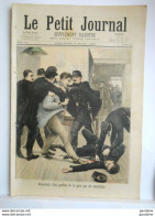 Le Petit Journal N°224 - 3 Mars 1895 - Assassinat Gardien De La Paix Anarchiste Police - Concours Agricole 1895 Taureau - 1850 - 1899