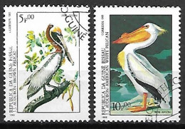 GUINEE  BISSAU     -     PELICANS   /    Audubon     -     Oblitérés - Pelikanen