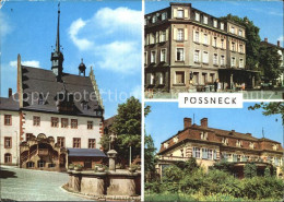 72458852 Poessneck Rathaus Posthirsch Hotel Erholungsheim Semmelweis Poessneck - Poessneck