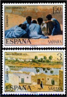 Sahara 320/21 1975  Pro Infancia Pinturas Painting MNH - Sahara Espagnol