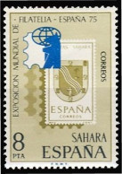 Sahara 319 1975 Exposición Mundial De Filatelia España-75 MNH - Sahara Spagnolo