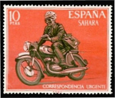 Sahara 292 1971 Cartero Motorizado Postman, Moto  MNH - Spanische Sahara