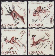 Sahara 271/74 1969 Pro Infancia Fauna (gacelas) MNH - Sahara Spagnolo