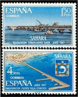 Sahara 260/61 1967 Instalaciones Portuarias MNH - Sahara Espagnol