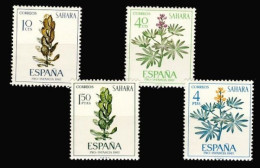 Sahara 256/59 1967 Pro Infancia Flora MNH - Sahara Spagnolo