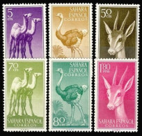 Sahara 133/38 1957 Fauna Indígena MNH - Spanische Sahara