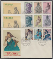 SAHARA 297/05  1972  Tipos Indígenas Pinturas De La Dirección General De Promo - Sahara Spagnolo