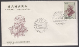 SAHARA 322  1975  Correo Ordinario Native SPD Sobre Primer Día - Spanish Sahara