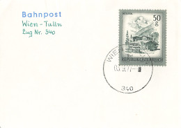 Bahnpost (R.P.O./T.P.O) Wien-Tulln [Ausschnitt] (AD3097) - Lettres & Documents