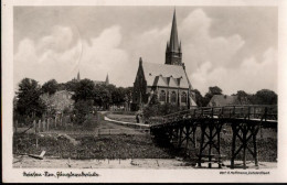 ! 1939 Ansichtskarte Aus Driesen, Neumark, Jungfernbrücke, Kirche - Neumark