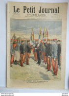 Le Petit Journal N°229 – 7 Avril 1895 - AU CAMP DE SATHONAY. LA REMISE DES DRAPEAUX. FELIX FAURE - 1850 - 1899