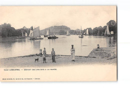 LIBOURNE - Départ Des Voiliers à La Marée - Très Bon état - Libourne