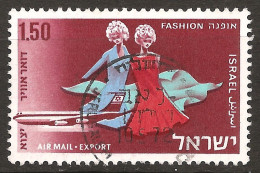 Israël Israel 1968 N° PA 46 Iso O Exportations, Robes, Prêt à Porter, Mode Féminine, Fashion, El Al, Lockheed L-049 - Used Stamps (without Tabs)