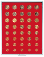 Lindner 2555 Bandeja Para Monedas Por 5 Series Actual Monedas € - Materiale