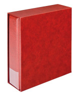 Linder 1302-W Multi Collect: Carpeta De Anillas 1300 + Estuche 1301, Rojo - Materiale