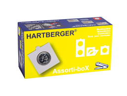 Lindner 8325 Hartberger Assorti-boX EURO, Monederos No Adhesivos - Zubehör