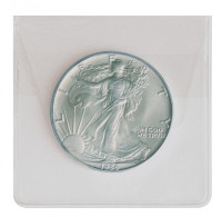 Lindner 8477  Sobres De Monedas De Plástico Transparente 64 X 64 Mm Pqte De 50 - Zubehör