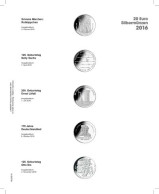 Lindner MU20E16 Hojas Individuales Pre-impresas Publica M Para Monedas De 20 E - Zubehör