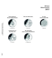 Lindner 1520-17 Hojas Individuales Para álbum Pre-impreso Para Monedas Conmemo - Zubehör