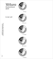 Lindner 1110-1 Hojas Pre-impresas Para Monedas De Colección De 10 Euros - Zubehör