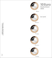 Lindner 1110-2 Hojas Pre-impresas Para Monedas De Colección De 10 Euros - Zubehör
