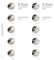 Lindner 1119-2 Hojas Individuales Para álbum Pre-impreso Para Monedas De Colec - Zubehör
