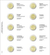 Lindner 1118-31 Hojas Individuales Para Monedas Conmemorativas De 2 Euros - Matériel