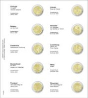 Lindner 1118-30 Hojas Individuales Para Monedas Conmemorativas De 2 Euros - Zubehör