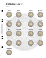 Lindner MU2E8 Hojas Individuales Pre-impresas Para Monedas De 2 Euros - Zubehör