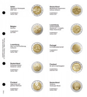 Lindner 1118-2 Hojas Individuales Para Monedas Conmemorativas De 2 Euros - Zubehör