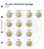 Lindner 1118-3 Hojas Individuales Para Monedas Conmemorativas De 2 Euros - Zubehör