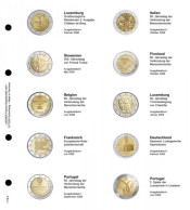Lindner 1118-4 Hojas Individuales Para Monedas Conmemorativas De 2 Euros - Zubehör