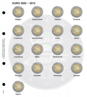 Lindner 1118-8 Hojas Individuales Para Monedas Conmemorativas De 2 Euros - Matériel