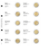 Lindner 1118-9 Hojas Individuales Para Monedas Conmemorativas De 2 Euros - Zubehör