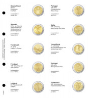 Lindner 1118-16 Hojas Individuales Para Monedas Conmemorativas De 2 Euros - Zubehör