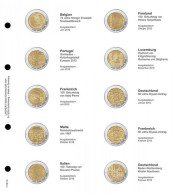 Lindner 1118-10 Hojas Individuales Para Monedas Conmemorativas De 2 Euros - Zubehör