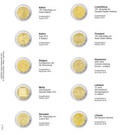 Lindner 1118-17 Hojas Individuales Para Monedas Conmemorativas De 2 Euros - Zubehör
