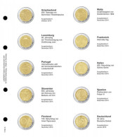 Lindner 1118-14 Hojas Individuales Para Monedas Conmemorativas De 2 Euros - Zubehör