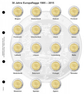 Lindner 1118-15 Hojas Individuales Para Monedas Conmemorativas De 2 Euros - Matériel