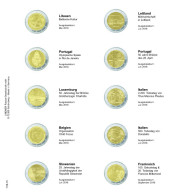 Lindner 1118-19 Hojas Individuales Para Monedas Conmemorativas De 2 Euros - Zubehör