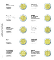 Lindner 1118-20 Hojas Individuales Para Monedas Conmemorativas De 2 Euros - Zubehör