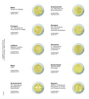 Lindner 1118-20 Hojas Individuales Para Monedas Conmemorativas De 2 Euros - Matériel