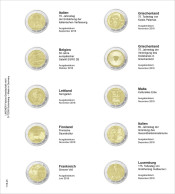 Lindner 1118-25 Hojas Individuales Para Monedas Conmemorativas De 2 Euros - Zubehör