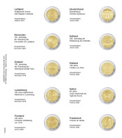 Lindner 1118-28 Hojas Individuales Para Monedas Conmemorativas De 2 Euros - Matériel