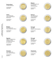 Lindner 1118-26 Hojas Individuales Para Monedas Conmemorativas De 2 Euros - Zubehör