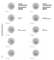 Lindner 1505-3 Hojas Individuales Para Monedas Conmemorativas De 2 Euros Estad - Zubehör