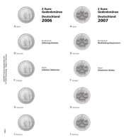 Lindner 1505-1 Hojas Individuales Para Monedas Conmemorativas De 2 Euros Estad - Zubehör