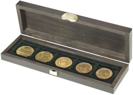 Lindner S2490-5 Estuche Carus S Con 5 Compartimentos Para Monedas - Matériel